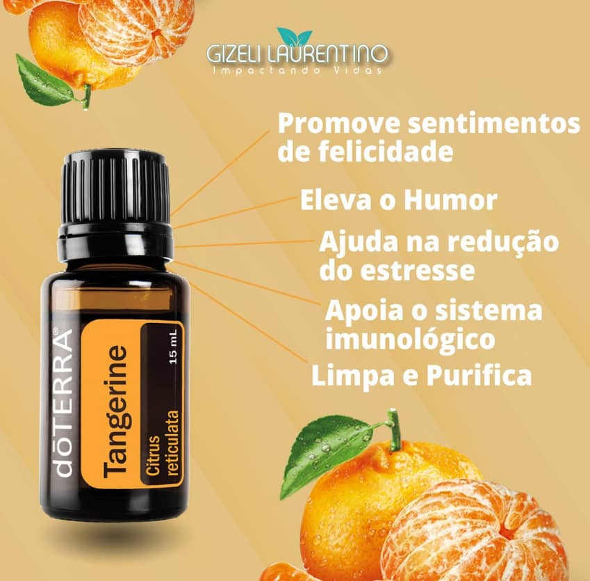 Tangerine Óleo Essencial (Citrus reticulata)